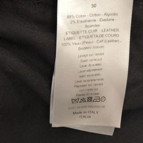 Dior Homme Black Denim